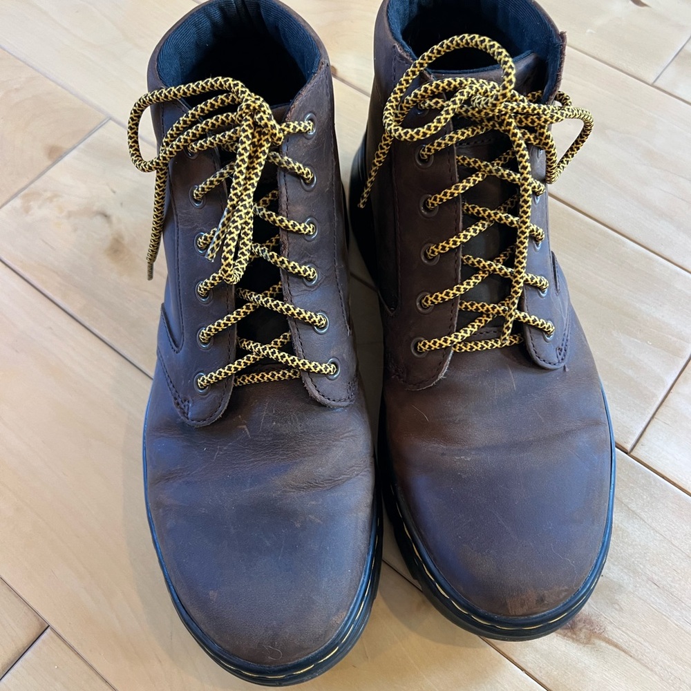 Men’s UK 43 US 10M Doc Marten 1460 Crazy Horse  AirWair brown nubuc boots